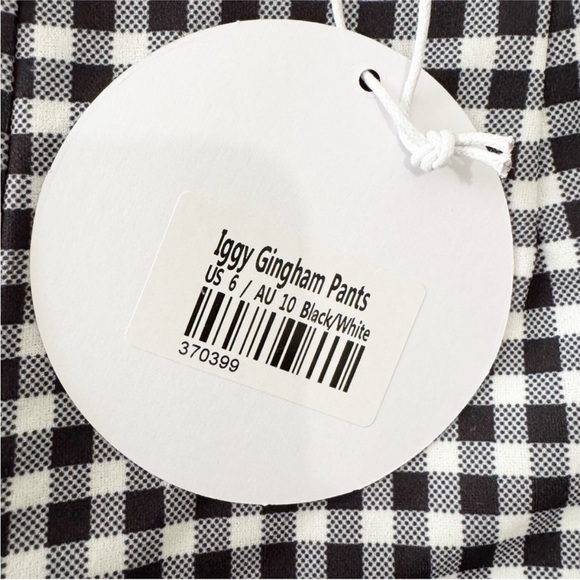 Princess Polly Iggy Gingham Pants - Size 6 - Picture 6 of 8